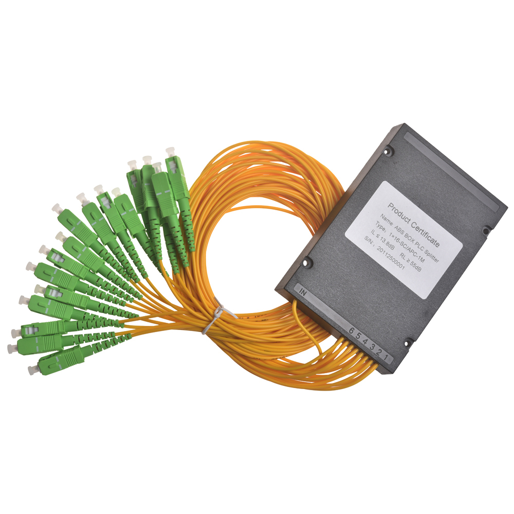 Divisor PLC de fibra óptica GSG-1x16-SC APC