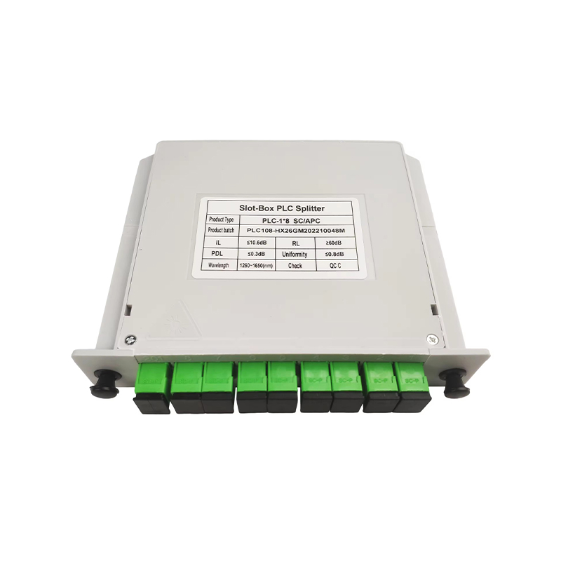 Divisor PLC de fibra óptica GSG-LGX-1x8-SC APC