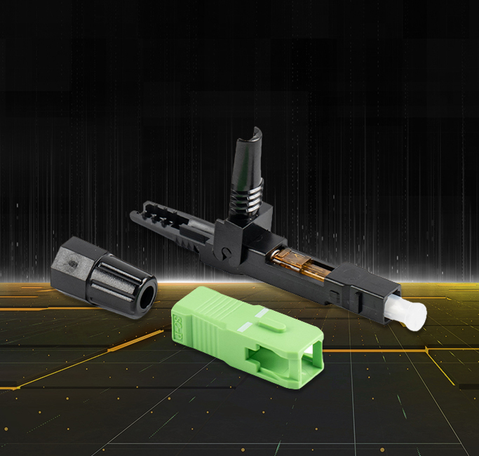 Conector rápido de fibra óptica 